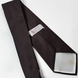 Beau Brummell Brown Polyester Tie